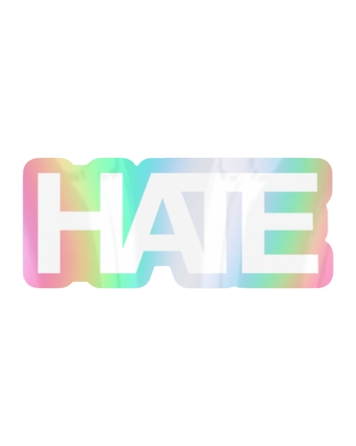 "HATE" Sticker